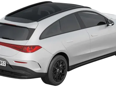 Mercedes-Benz CLA Shooting Brake EQ AMG line 2026 3D model