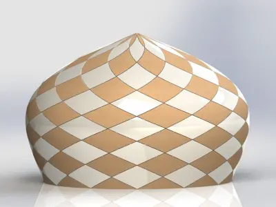 Dome tile Free 3D model