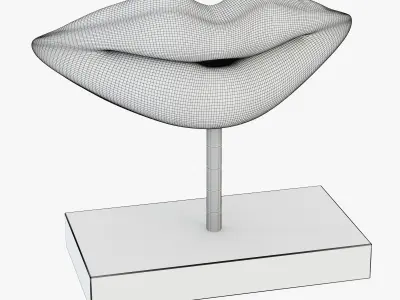 Figurine Lips 3D model