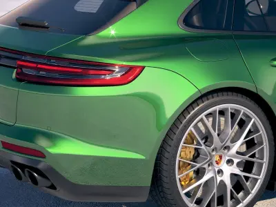 Porsche Panamera GTS Sport Turismo 2019 3D model