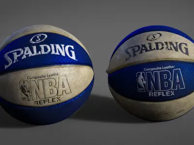 Basketball Ball 3D model 10