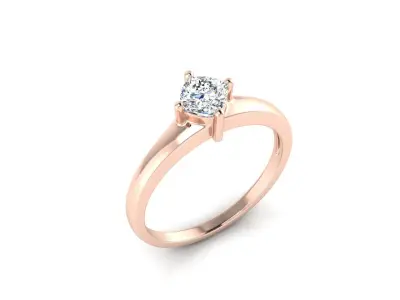 Jewelry diamond ring 3D print model