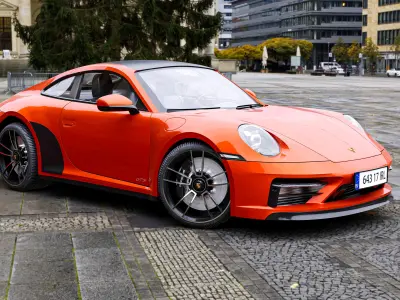 porsche 911 carrera 4 gts 2022 3D model