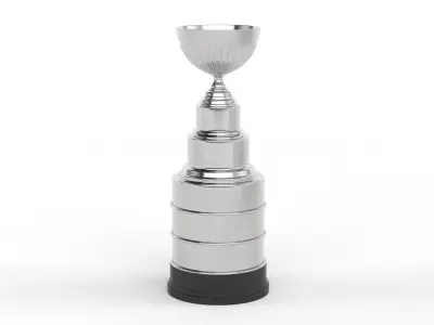 Trophy hockey 3D model