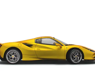 Ferrari F8 Spider 2023 3D model