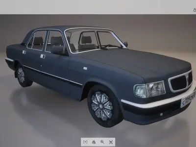 Lowpoly Car 06 Low-poly 3D model