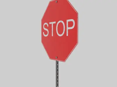 Stop Sign 3D model