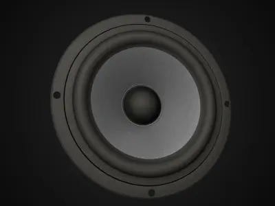 Audio Speaker Bass  3D model