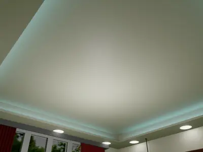 Modern Bedroom  Low-poly 3D model