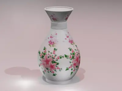 Vase 3D Model chinese Free 3D model