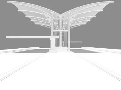 Membrane Canopy 1 3D model