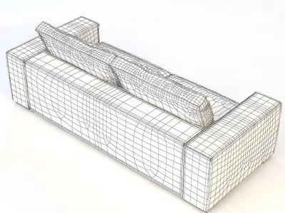 Detail Sunpan Baretto Sofa 3D model