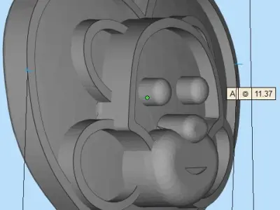 pendant teddy bear 3D print model
