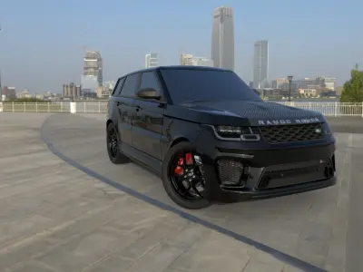 3D Range Rover Sport 2018 3D model