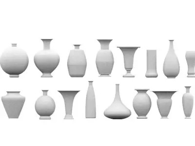 Vases 3D print model 3D print model