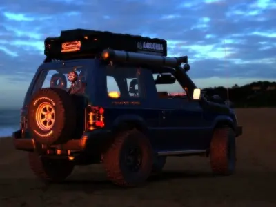 MITSUBISHI MONTERO DAKAR 2008 3D model