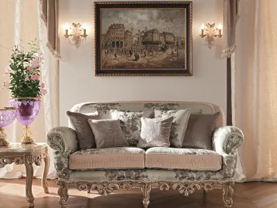 Luxury Baroque Sofa 3D model purchase