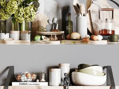 decorative set13 Low-poly 3D model