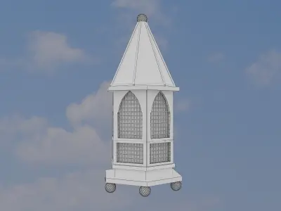 f13 Ramadan lantern fanous 3D model