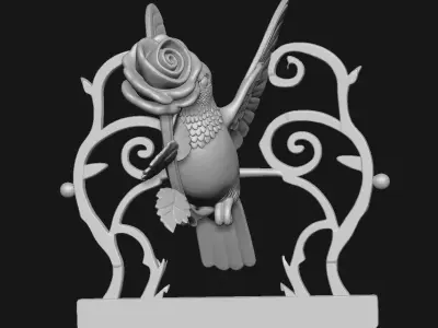 Hummingbird 3D print model