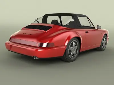 Porsche 911 964 Targa 3D model