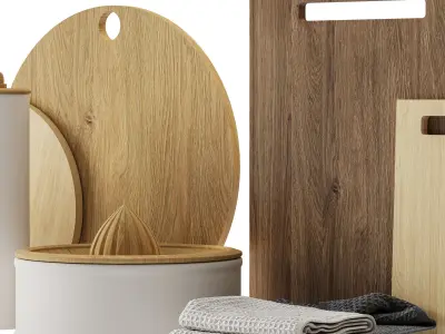 Zara Home Kitchen Decor Set 3D model