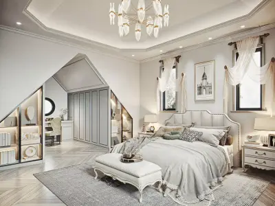  Bedroom interior 91 3D model