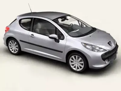 Peugeot 207 3 door 3D model