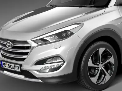 Hyundai Tucson EU-Version 2016 3D model