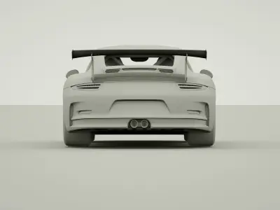 Porsche 911 GT3 RS 250K Poly Ultra High quality 3D model