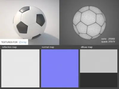 Soccerball ball 3D model