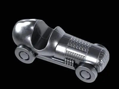 Monopoly Car Low-poly 3D model