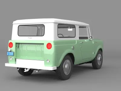 1967 International Harvester Scout 800 3D model