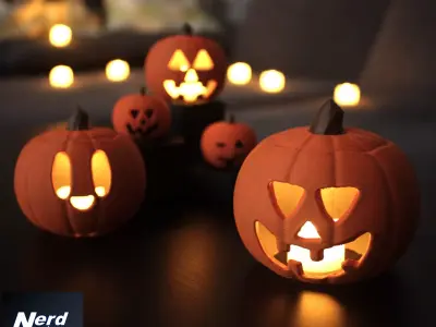 Jack O Lanterns -  3D print model