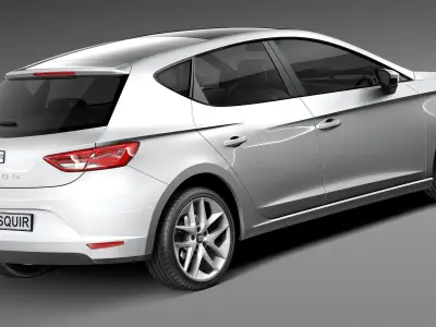Seat Leon 2013 3D model