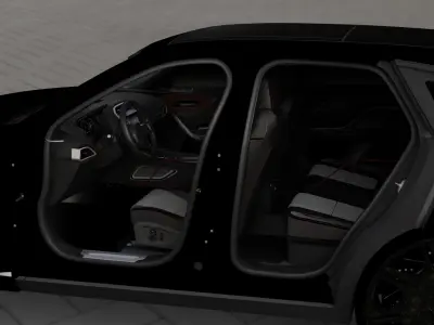 Jaguar F-PACE  3D model
