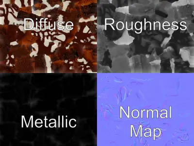 Decadent Brownie Sundae Dessert model pack Low-poly 3D model