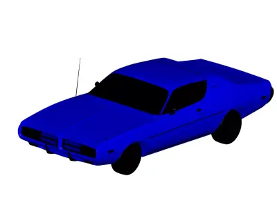 Dodge Charger 1973 3D model