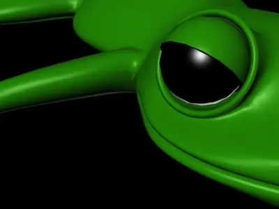 Cartoon Frog 3D model