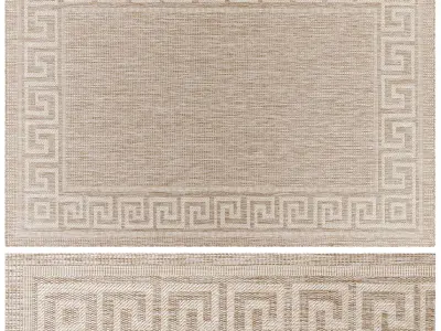 Carpet set 29 - Bundle - 3  Geometrical Jute Rugs 3D model