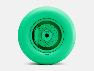 15x10 Weld Draglite Wheel MT Drag Slick 28 Tire 3D print model