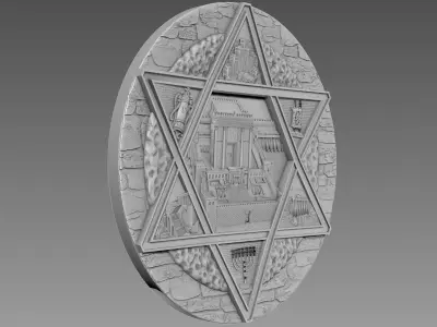 Star of David 3D model