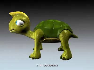 FOO The Turtle Low-poly 3D model