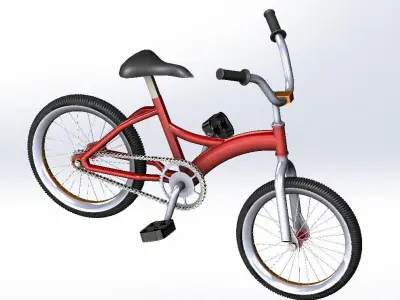 Bicycle 3D model 20