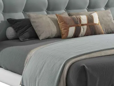 Excellent Platform Bed 3D model