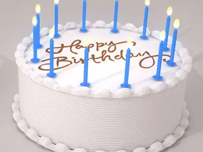 Birthday Cake 3D model