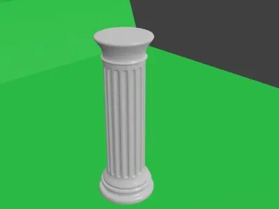 Column set 3D model Free 3D model