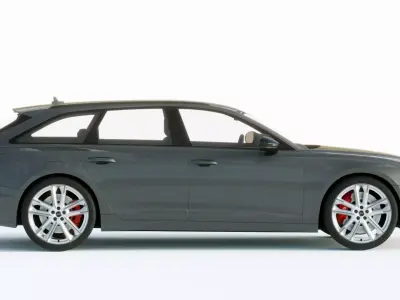 Audi S6 Avant 2020 3D model