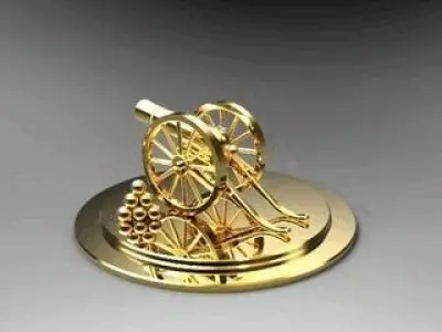 Canon model cannon Free 3D print model