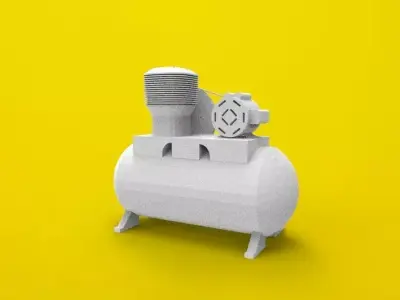 Air compressor 3D print model